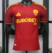 2627 Roma Home Player Version Soccer Jersey